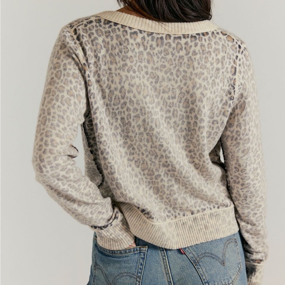 Free People Nocturnal Patterned Cardi - Picture 3 of 9